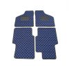 ローバーMINI専用　フロアマット　チェッカー【ブルー×ブラック】(日本製)