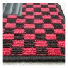 ローバーMINI専用　フロアマット　チェッカー【レッド×ブラック】(日本製) - 画像 (2)