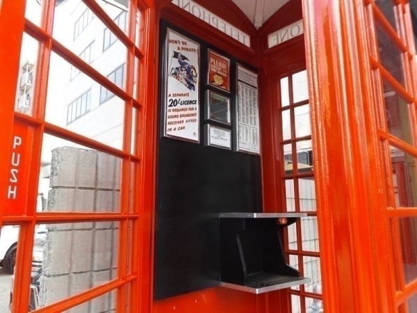 英国 ロンドン 当時物 電話ボックス レストア済み - 画像 (3)